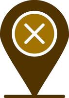 Wrong Creative Icon Design vector