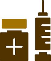 Vaccination Creative Icon Design vector