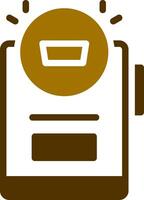 Light Creative Icon Design vector