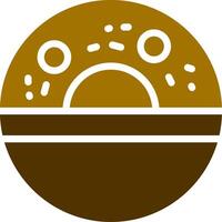 Doughnut Creative Icon Design vector