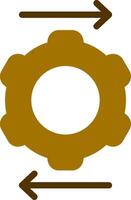 Machine to Machine Creative Icon Design vector