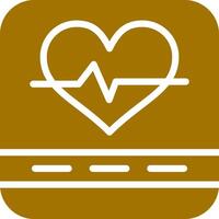 Heart Rate Creative Icon Design vector