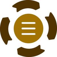 Circle Arrow Process Creative Icon Design vector
