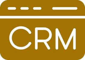 crm creativo icono diseño vector