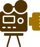 diseño de icono creativo de cámara de video vector