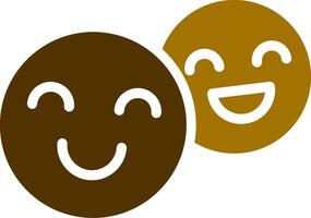 Happiness Creative Icon Design vector