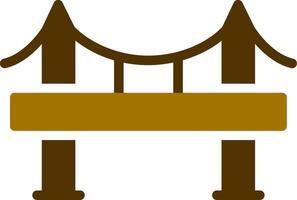 Bridge Creative Icon Design vector