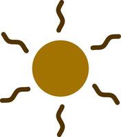 Sun Creative Icon Design vector