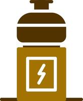 Energy Drink Creative Icon Design vector