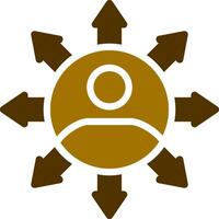 Influence Creative Icon Design vector