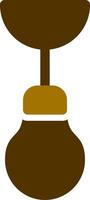 Ceiling Lamp Creative Icon Design vector