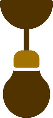 Ceiling Lamp Creative Icon Design