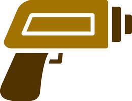 diseño de icono creativo de pistola de termómetro vector