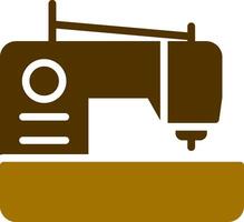 Sewing Machine Creative Icon Design vector