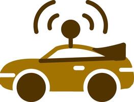 Autonomous Vehicle Creative Icon Design vector