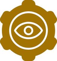 Eye Setting Creative Icon Design vector