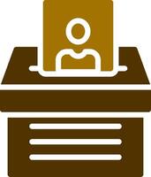 Ballot Creative Icon Design vector