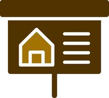 Property Presentation Creative Icon Design vector