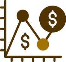 Average Dollar Sale Creative Icon Design vector