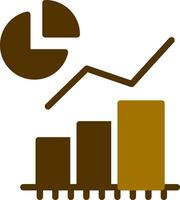 Statistical Analysis Creative Icon Design vector