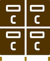 Locker Creative Icon Design vector