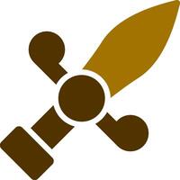 Dagger Creative Icon Design vector
