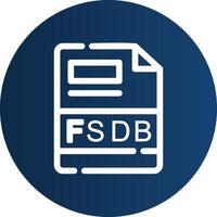 FSDB Creative Icon Design vector