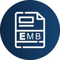 EMB Creative Icon Design vector