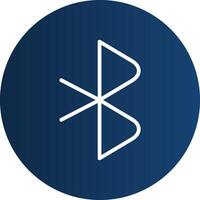 Bluetooth Creative Icon Design vector