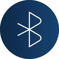 Bluetooth Creative Icon Design vector