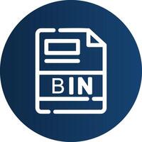 BIN Creative Icon Design vector