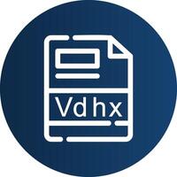 Vdhx Creative Icon Design vector