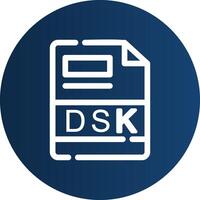 DSK Creative Icon Design vector