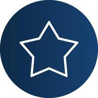 Star Creative Icon Design vector