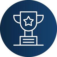 Trophy Creative Icon Design vector