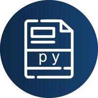 py Creative Icon Design vector