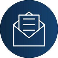 Email Creative Icon Design vector