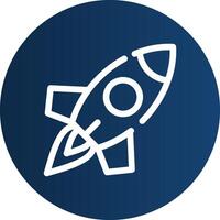 Rocket Creative Icon Design vector