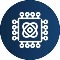Quantum Technology Creative Icon Design vector
