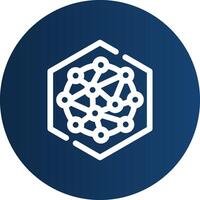 Nanotechnology Creative Icon Design vector