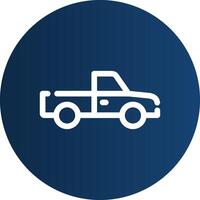 Pickup Truck Creative Icon Design vector