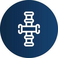 Pipeline Creative Icon Design vector