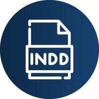 Indd File Creative Icon Design vector