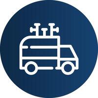 Delivery Truck Creative Icon Design vector