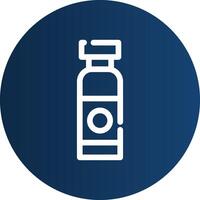 Water Bottle Creative Icon Design vector