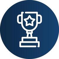 Trophy Creative Icon Design vector