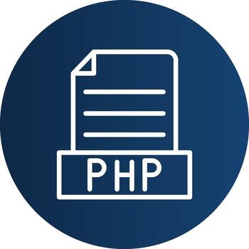 Php Creative Icon Design vector