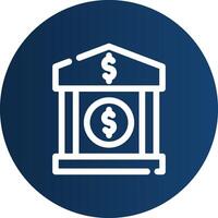 Bank Creative Icon Design vector