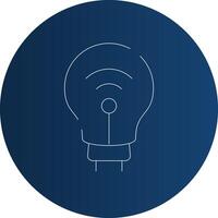 Smart Light Creative Icon Design vector