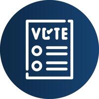 Ballot Creative Icon Design vector